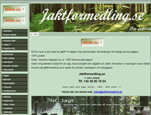 Tablet Screenshot of jaktformedling.se