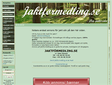 Tablet Screenshot of jaktformedling.com